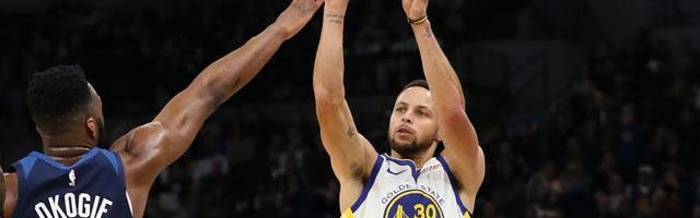  库里三分绝杀雷霆迎五连胜  