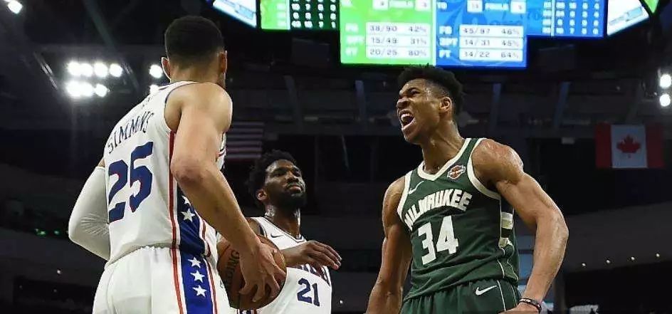  字母哥暴扣统治禁区雄鹿加时鏖战险胜76人迎五连胜